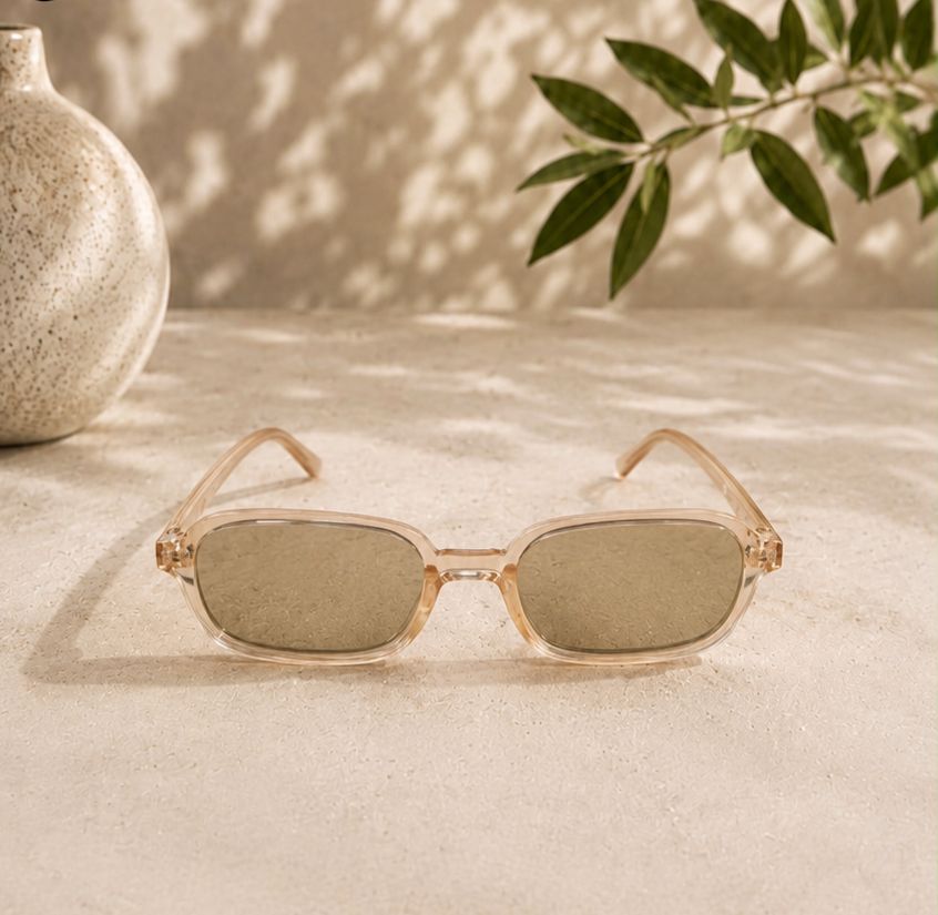 Schmale Retro-Sonnenbrille